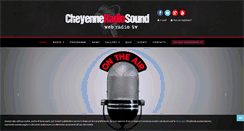 Desktop Screenshot of cheyenneradiosound.it